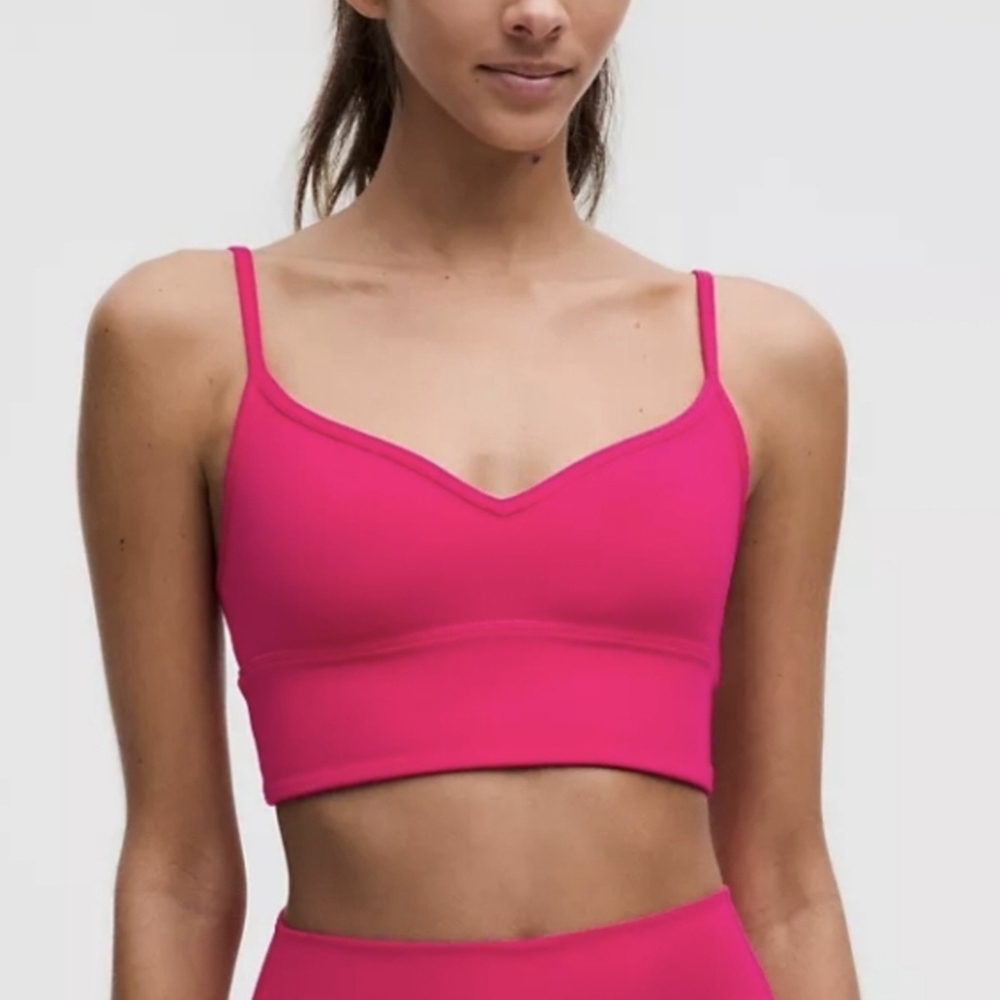 Lululemon Athletica Pink Sports Bra Intimates